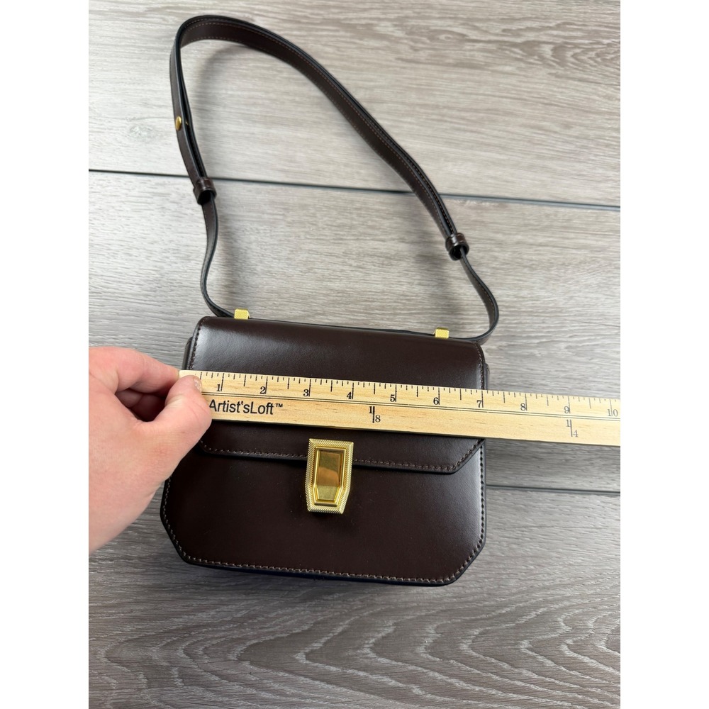Rag & Bone Womens Crossbody Bag Atlas Leather Brown Small RB03096-024 - Picture 7 of 9